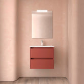 Mueble de baño NOJA 60cm - 2 CAJONES - LAVABO - BañoClick